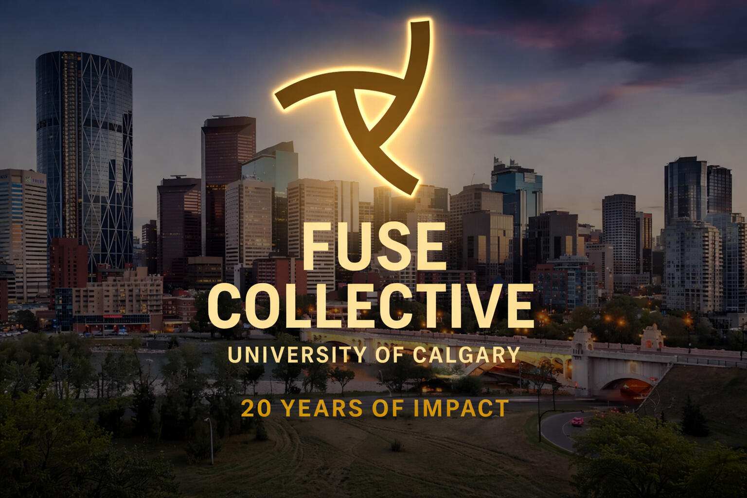 Fuse Collective 20th anniversary social media post.
